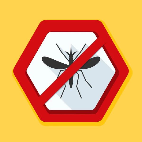 Gratis Mosquito tecken — Stock vektor