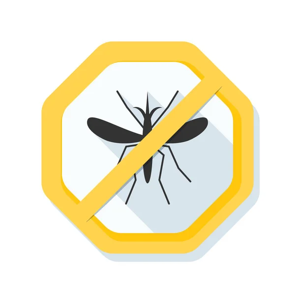 Mosquito Free sign — Stock Vector