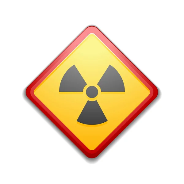 Signal de danger de rayonnement — Image vectorielle