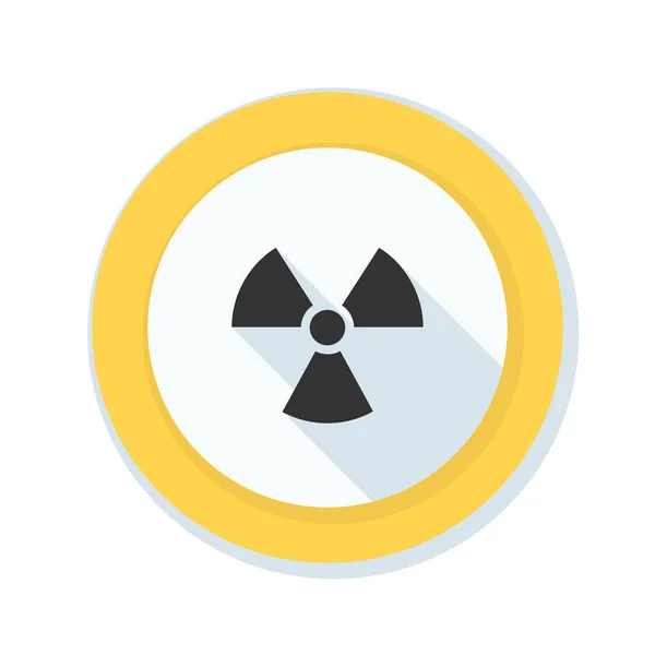 Знак радіаційної небезпеки — стоковий вектор