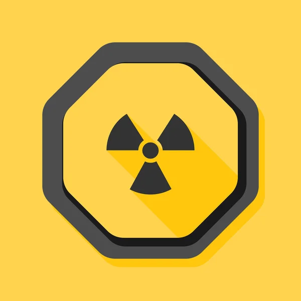Σημάδι κινδύνου ακτινοβολίας — Διανυσματικό Αρχείο