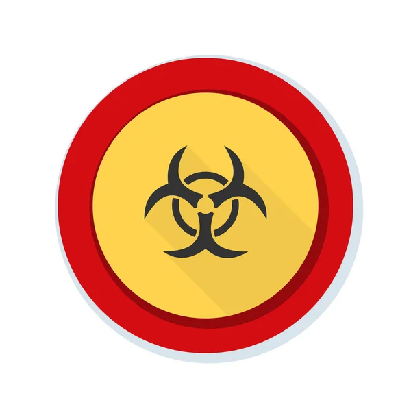 Biohazard zone sign — Stock Vector