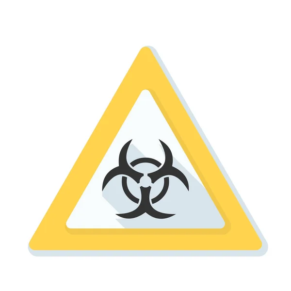 Biohazard zone sign — Stock Vector