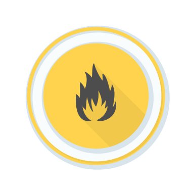 Yanıcı tehlike işareti