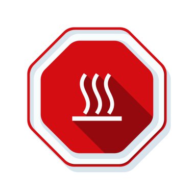 sıcak yüzey işareti