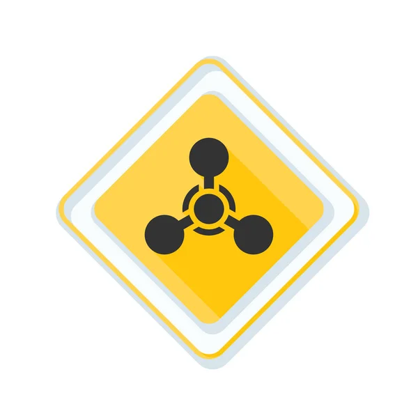 化学物質の危険サイン — ストックベクタ