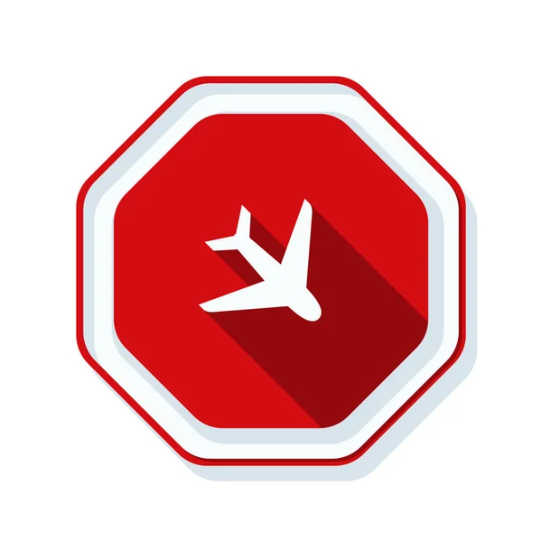 机场飞机标志 — 图库矢量图片