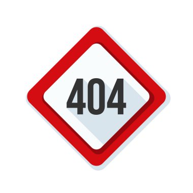 404 Not found error sign clipart