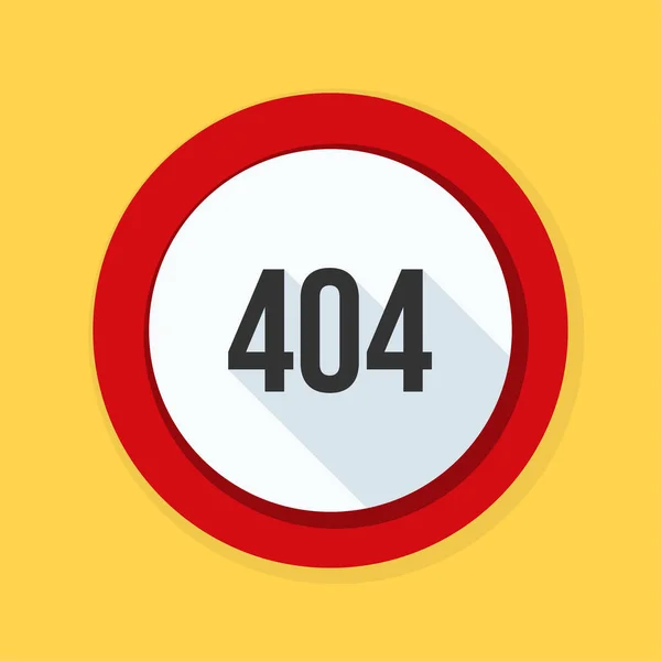 404 not found fel tecken — Stock vektor