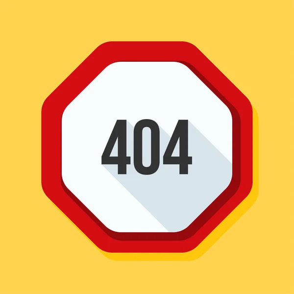 404 δεν βρέθηκε σφάλμα σημάδι — Διανυσματικό Αρχείο