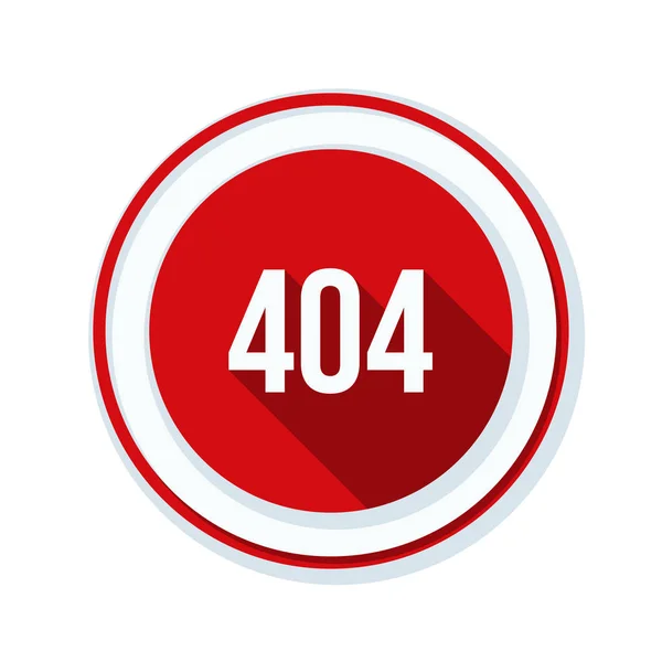 404 Señal de error no encontrada — Vector de stock