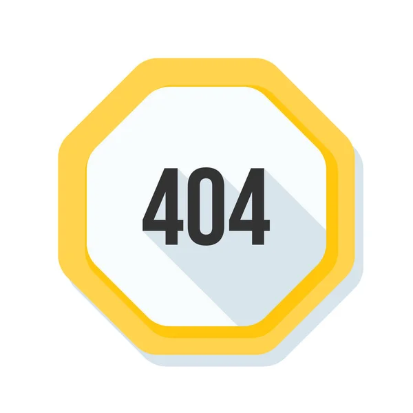 404 not found fel tecken — Stock vektor