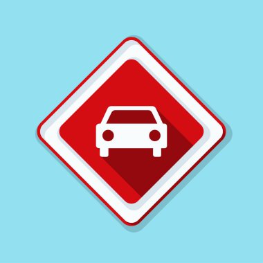 Araba uyarı işareti