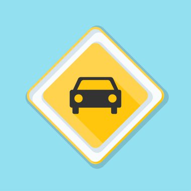 Araba uyarı işareti
