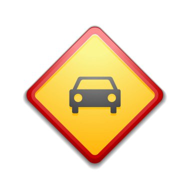 Araba uyarı işareti