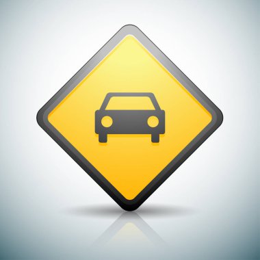 Araba uyarı işareti