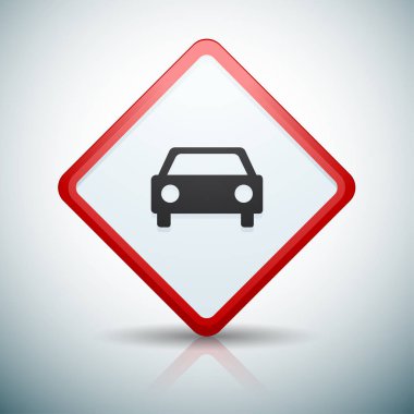 Araba uyarı işareti