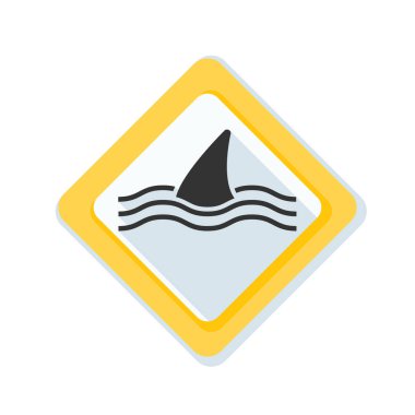 köpekbalığı tehlike alan işareti