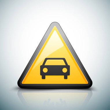 Araba uyarı işareti
