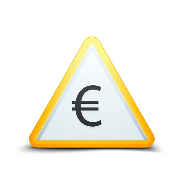 Euro monnaie signe — Image vectorielle