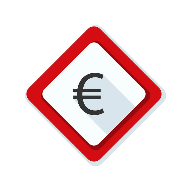 Tanda uang Euro - Stok Vektor