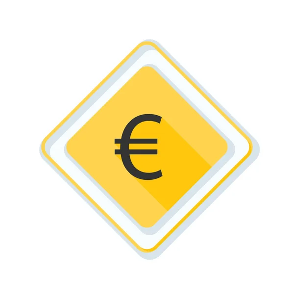 Tanda uang Euro - Stok Vektor