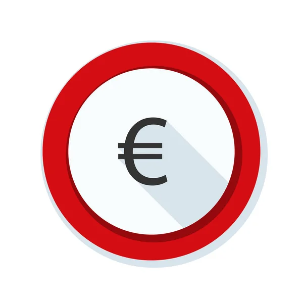 Euro sinal de dinheiro —  Vetores de Stock