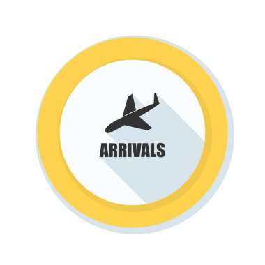 Havaalanına geliş işareti