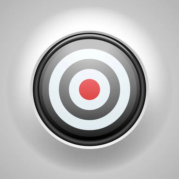 Icono del botón objetivo — Archivo Imágenes Vectoriales