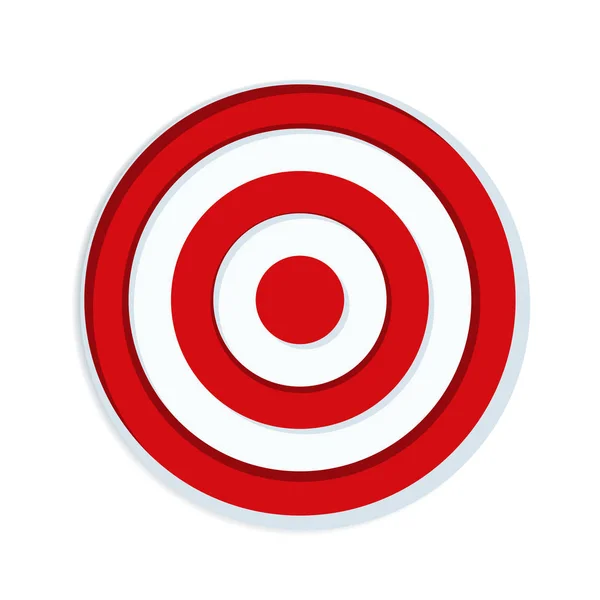Target button icon — Stock Vector