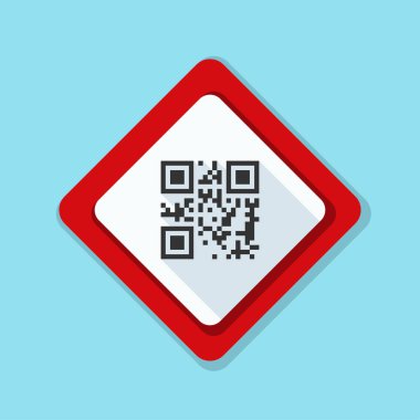 QR Kod mesaj simgesi