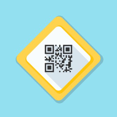 QR Kod mesaj simgesi