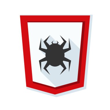 Virus Protection shield sign clipart