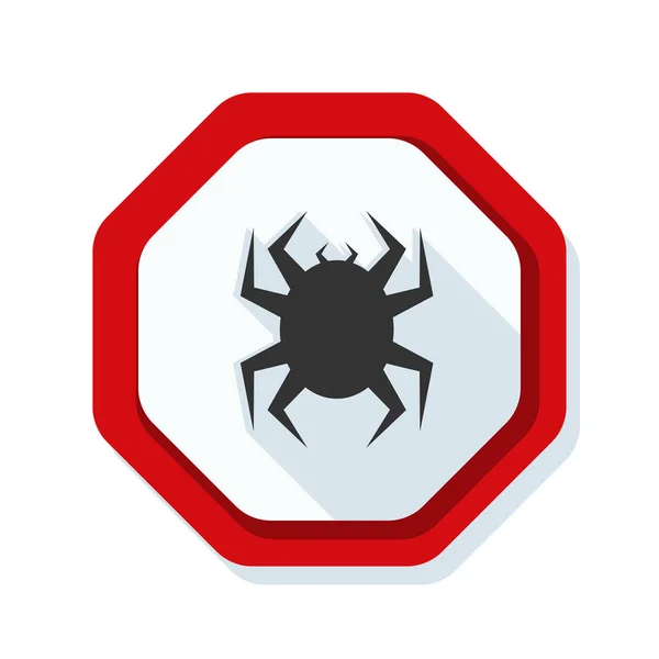 Virus Protection shield sign — Stock Vector