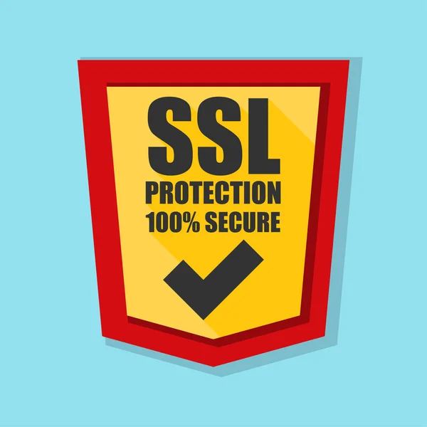 SSL-Schutzschild — Stockvektor