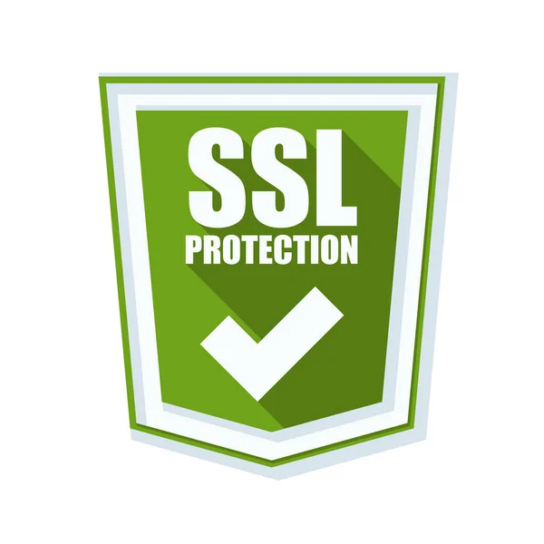 Protetor de proteção SSL — Vetor de Stock