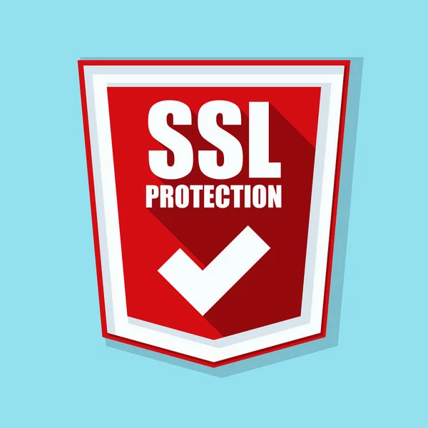 SSL Protection Shield — Stock vektor