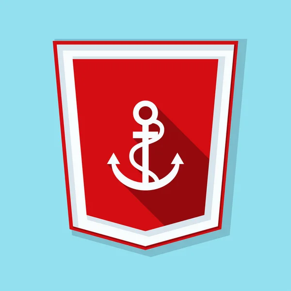 Anchor Shield icon — Stock Vector