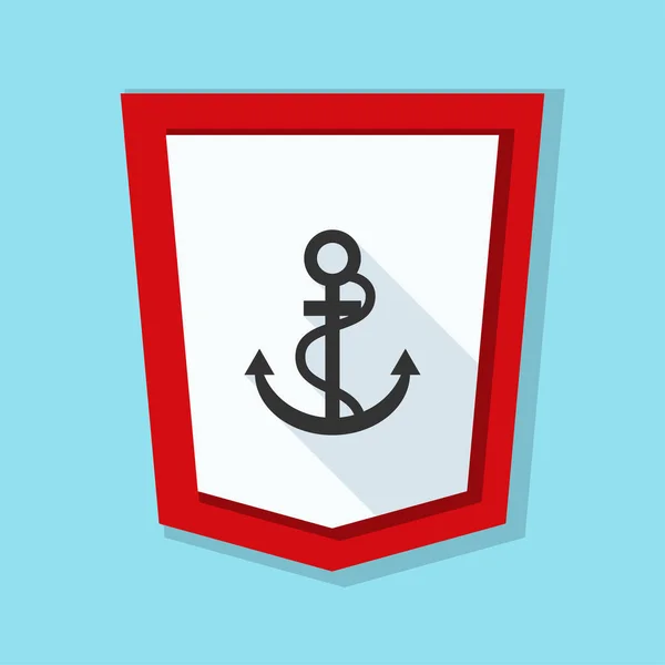 Anchor Shield icon — Stock Vector