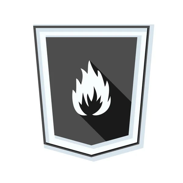 Firewall escudo sinal — Vetor de Stock