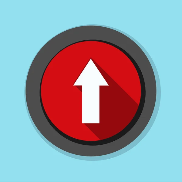 Delante icono de la señal de tráfico — Vector de stock