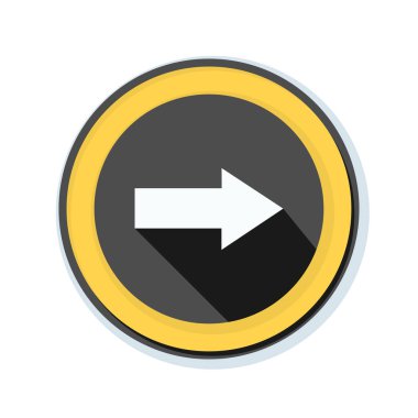 doğru yönde mesaj simgesi