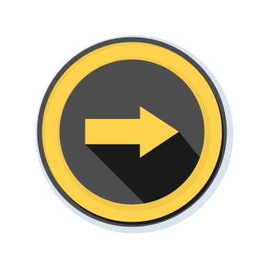 doğru yönde mesaj simgesi