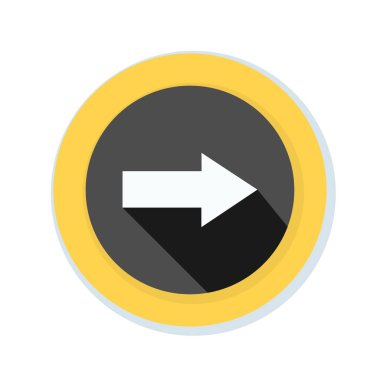 doğru yönde mesaj simgesi