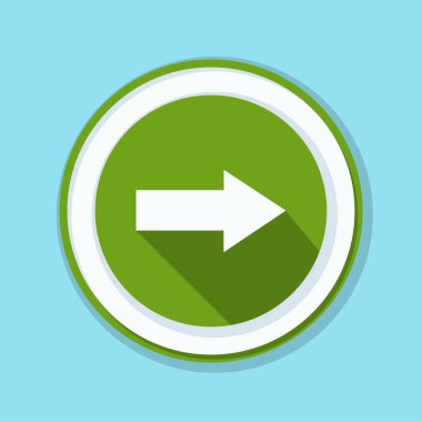 doğru yönde mesaj simgesi