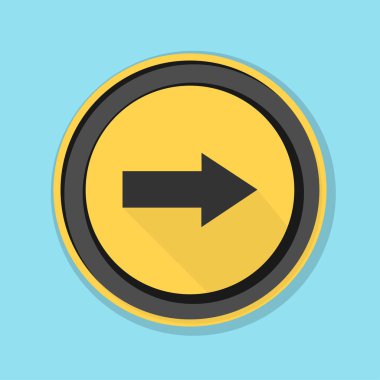 doğru yönde mesaj simgesi