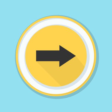 doğru yönde mesaj simgesi