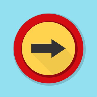 doğru yönde mesaj simgesi