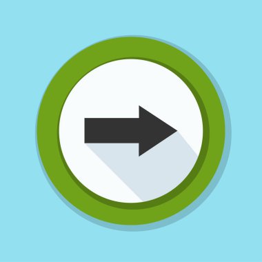 doğru yönde mesaj simgesi