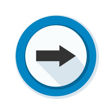 doğru yönde mesaj simgesi